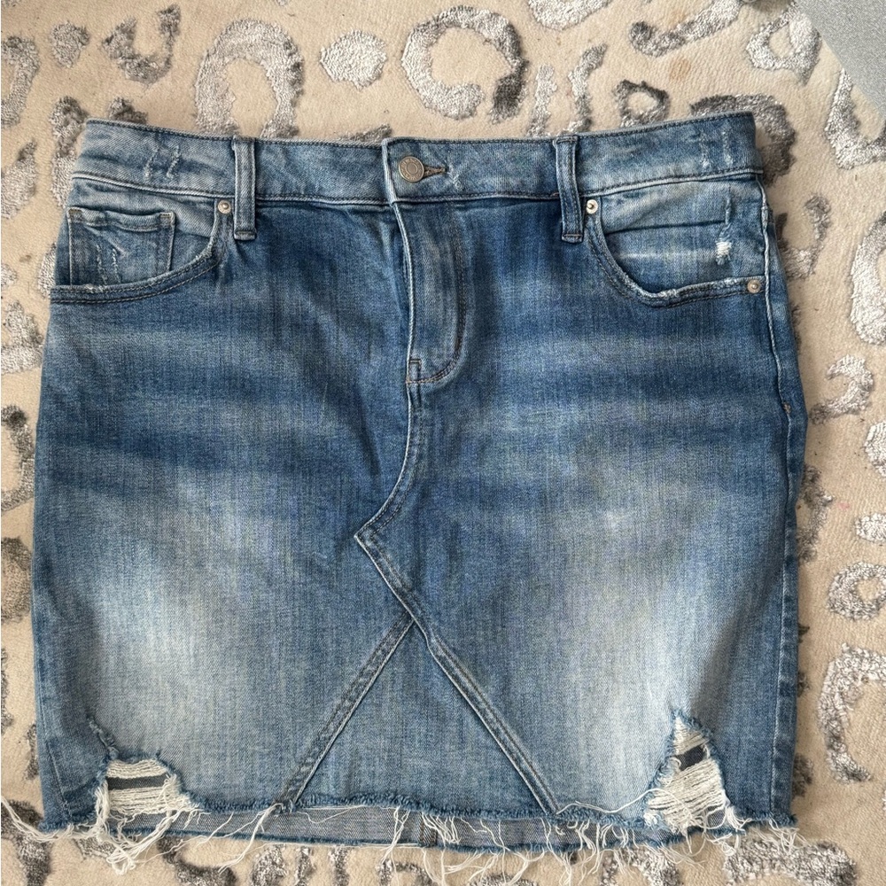 Soho Denim Blue Mini Skirt